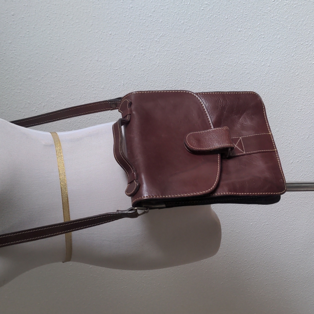 Vintage Leather Crossbody Purse